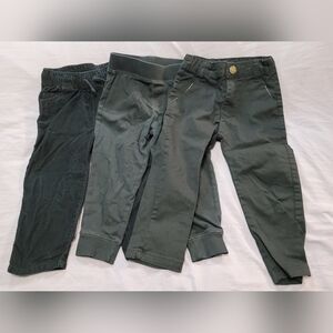 ✨️Kids 5/$40✨️ Set of Three Black Pants for Kids Size 2T
